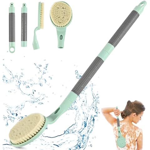 Exfoliating Body and Back Scrubber with Loofah