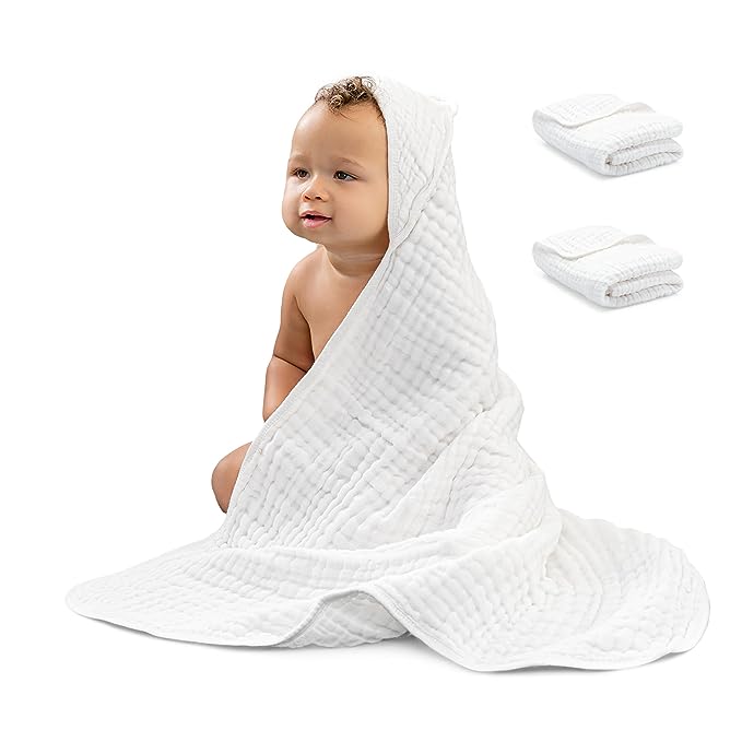 Cuddly Hooded Baby Bath Towel