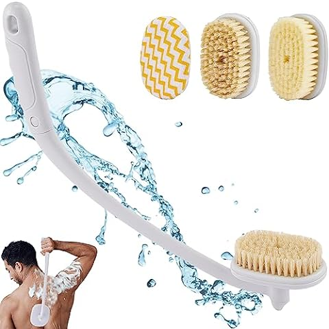 Exfoliating Body and Back Scrubber with Loofah