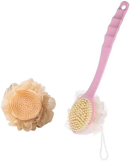 Exfoliating Body and Back Scrubber with Loofah