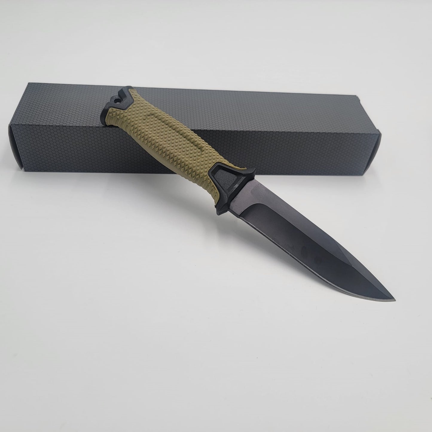 JOOWES Tactical Fixed Blade Knife - Black