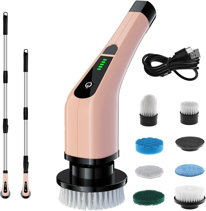 JOOWES Cordless Electric Spin Scrubber Brush